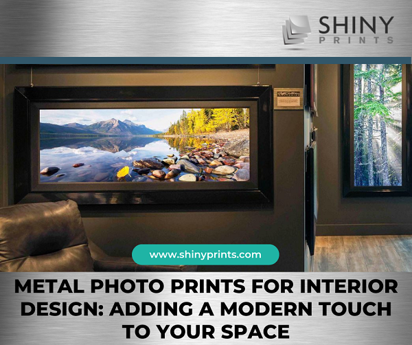 metal photo prints for interior design Facebook promo