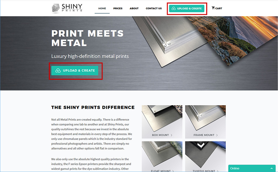 Tutorial: How to place an order on shiny prints - ShinyPrints